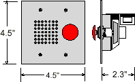 IS-T100BVP Dimensions