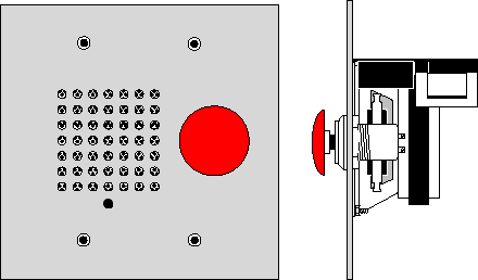 IS-T100WP Security Sub Station