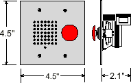 IS-T100WP Dimensions